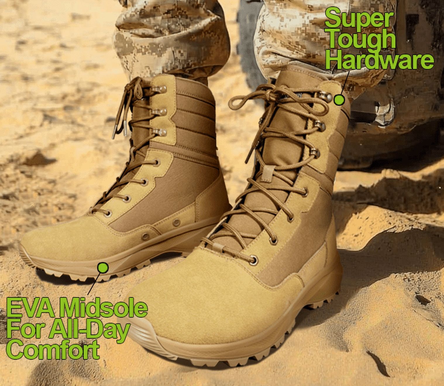 Interceptor Men's Frontier 8-Inch Tactical Boot photo 4