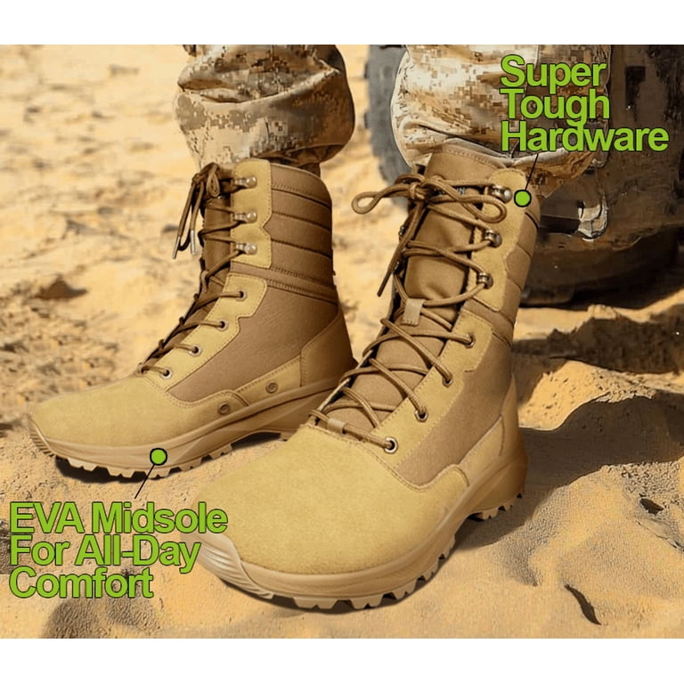 Men's Interceptor Frontier 8-Inch Tactical Boot - Walmart.com