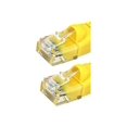thumbnail image 1 of Monoprice - Patch cable - RJ-45 (M) to RJ-45 (M) - 7 ft - UTP - CAT 6 - booted, snagless, stranded - yellow, 1 of 2