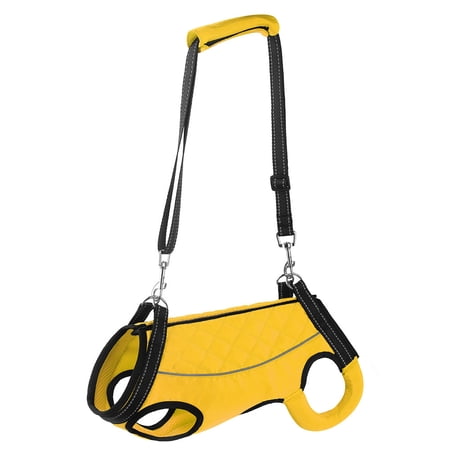 Dog assisted travel rehabilitation chest harness for disabled dogs multifunctional traction and lifting rehabilitation suit for Senior Dogs Joint Injuries Walk Yellow M