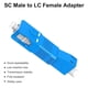 thumbnail image 5 of Adaptador de Fibra Óptica SC Macho A LC Hembra, Conector Adaptador SC/UPC Macho de 9/125 Um A LC/UPC Hembra para Medidor de Potencia Óptica., 5 of 5
