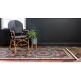thumbnail image 4 of Rugs.com Rabia Collection Rug – 3' x 13' Runner Burgundy Low Rug Perfect For Hallways, Entryways, 4 of 9