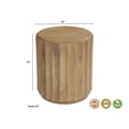 thumbnail image 2 of Taran Designs Lark 2-piece Solid Wood Living Room Table Set in Brown, 2 of 6