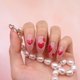 thumbnail image 2 of 24 Uñas Postizas YONGSHENG Puntas Largas de Bailarina Color Rojo Rosa, 2 of 3