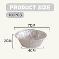 thumbnail image 2 of Creme Brulee Ramekins, Multi-Purpose Baking Cups With Full Curl Rim For Reliable Grip, Recyclable Aluminum Foil Ensures Heat Conductivity And Oven Safety, 2 of 6