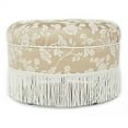 thumbnail image 6 of Jennifer Taylor Home Yolanda 24" Round Upholstered Accent Ottoman, Neutral, 6 of 11