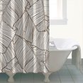 thumbnail image 4 of Extra Long Boho Shower Curtain 72x84 Inches - Vintage Floral & Tropical Leaves Pattern, Waterproof Bohemian Bathroom Decor with 12 Hooks, Tribal Rustic Style, 4 of 4