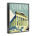 thumbnail image 3 of Stupell Industries Modern Athens City Landmark Black Framed Giclee Art, 11 x 14, by Lil' Rue, 3 of 8