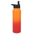 thumbnail image 4 of Termo de viaje de acero inoxidable 304 de 1 l con aislamiento prémium para bebidas frías y calientes, acabado escarchado, para exteriores, 4 of 8