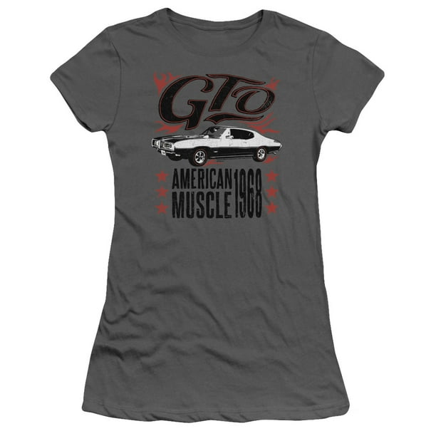 Trevco Pontiac Gto Flames Juniors Teen Girls Cap Sleeve Shirt Small Walmart Com Walmart Com