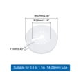thumbnail image 2 of Uxcell 5PCS Decoración de Cubierta de Tubería 0.6 a 1.1in (14-29mm) Cubierta de Tubería con Brida Decorativa de Plástico PP, Blanca, 2 of 6
