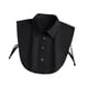 thumbnail image 4 of Blusa elegante y de color negro con cuello falso para mujer, para prendas de vestir, camisas y uniformes, 4 of 8
