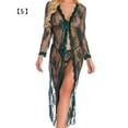thumbnail image 1 of Conjunto de ropa interior sexy Traje de lencería de encaje Ropa sexy lavada a mano para adultos, Verde negruzco, S Noticed XX000040-07, 1 of 7