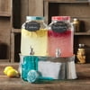 The Pioneer Woman Simple Homemade Goodness Drink Dispenser Set with Ice Bucket, Chalk Boards and Chalk Pencil