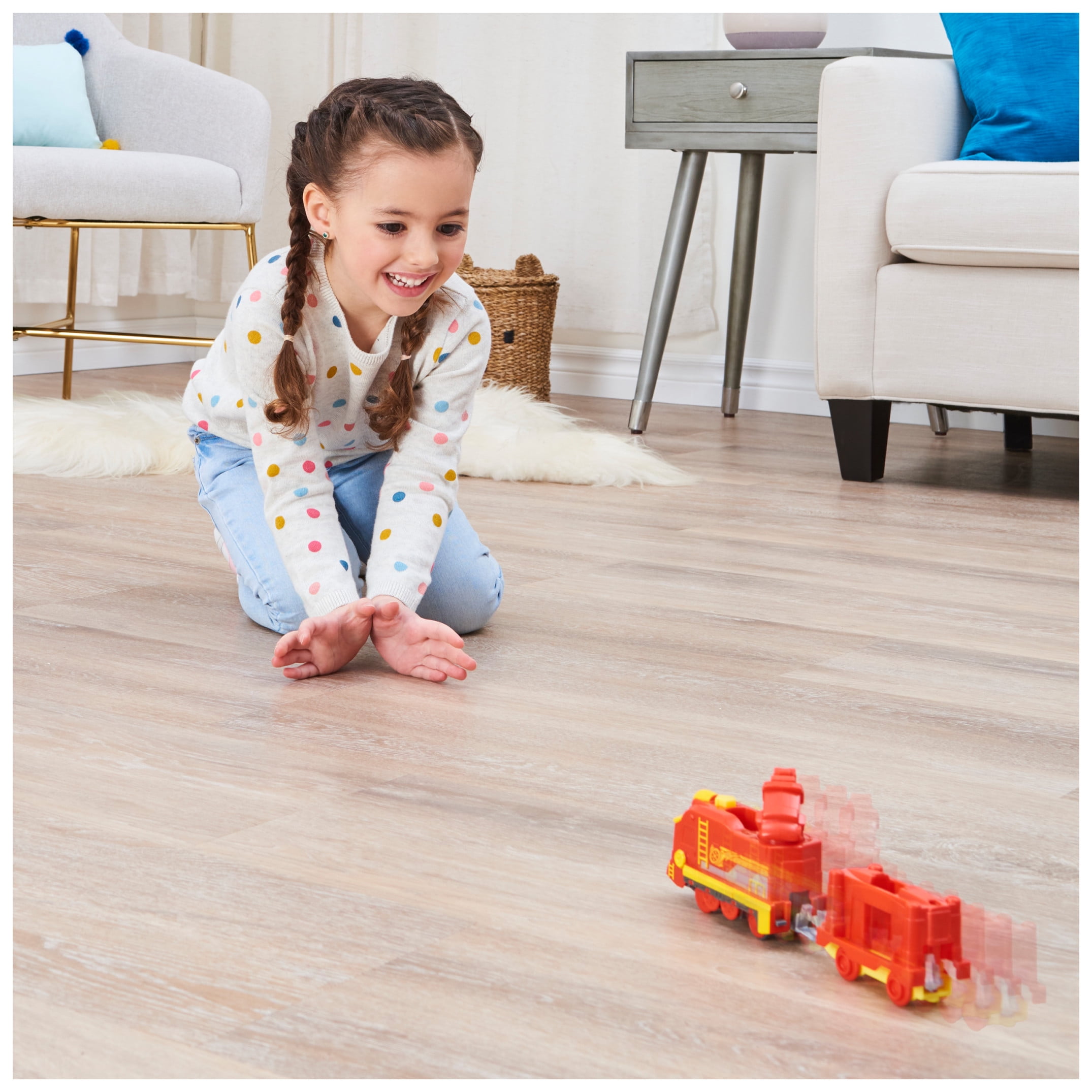 Mighty Express, Freight Nate Motorized Toy Train with Working Tool and Cargo Car, Kids Toys for Ages 3 and up