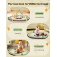 thumbnail image 6 of YISUFO 6-IN-1 Washable Baby Activity Play Mat, Unisex Baby Activity Gym Tummy Time Mat with 6 Detachable Toys Gift for Toddler Infant 0-6-12-18 Months, 6 of 8