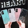thumbnail image 4 of Funda de teléfono con purpurina de lujo para Samsung Galaxy A10, A31, A51, A71, A70, A50, S10, S20, S21, S9, S8 Plus, S10 E, suave funda de silicona transparente, 4 of 4