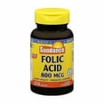 thumbnail image 2 of Sundance Folic Acid B-9 Prenatal Support Gluten-Free 800mcg, 250ct, 6-Pack, 2 of 5