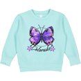 thumbnail image 2 of Inktastic Colorado State Butterfly and Flowers Toddler Sweatshirt, 2 of 4