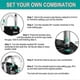 thumbnail image 4 of Combination Padlocks, 4 Digit Locker Padlocks For Gym Lockers, School Locker, Weatherproof Outdoor Padlock Fence, 4 of 5