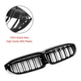 thumbnail image 6 of Black Dual Slat Kidney Grille Grill 51138072085 Fit for BMW 3 Series G20 2019-2022, 6 of 10