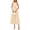 Apricot, variant on PRETTYGARDEN Spring Casual Dresses for Women Summer Business Work Midi Sleeveless A Line Pleated Cocktail Dress