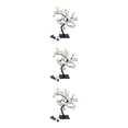 thumbnail image 4 of Decodeary Color Changing Lighted Rose Tree Lamp Unique Gift For Any Occasion Wide white black rod 3Set, 4 of 6