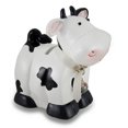 thumbnail image 2 of Vache Noire et Blanche avec Banque de Pièces de Monnaie en Cloche, 2 of 4