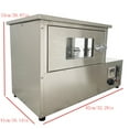 thumbnail image 2 of Four Rotatif Automatique Commercial Cône Four à Pizza avec 12 Bases en Acier Inoxydable, 2 of 15