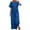Navy B, variant on Zpanxa Womens 2 Piece Outfits Summer Fashion Round Neck Short Sleeve Tops and Wide Leg Pants Oversized Loose Casual Suit Sets Matching Lounge Sets Women Clothing Navy A 3XL