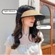 thumbnail image 4 of Sombrero para el sol, plegable, para montar al aire libre, para mujer, con ala grande, parte superior vacía, para ciclismo, protección solar, sombrero de pescador para el sol, 4 of 6