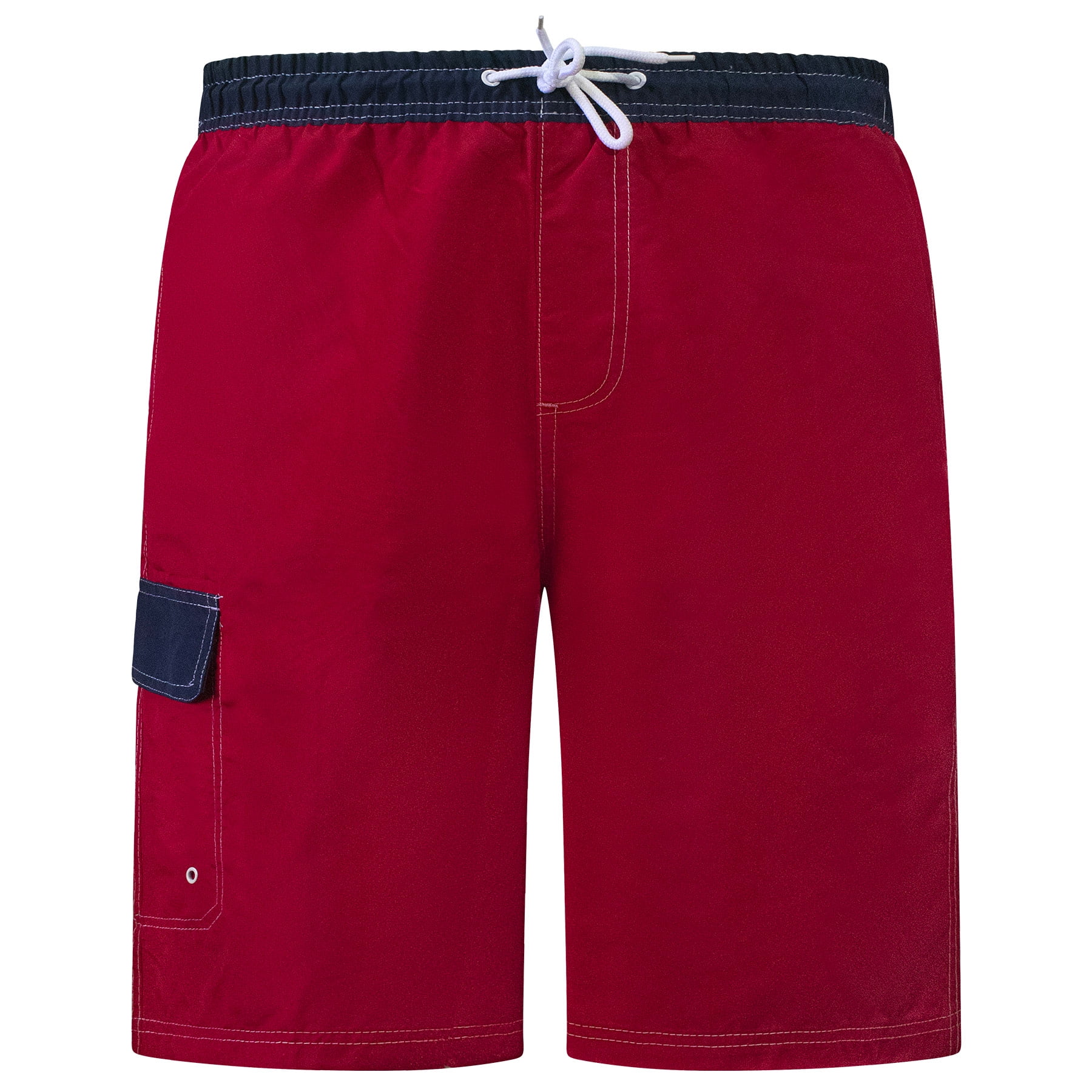 North 15 Boy's Beach Swim Trunks Shorts with Cargo Pockets6104BNvy/Rd