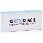 KetoCoach Blood Ketone Strips (50 Pack) - for Use with Blood Ketone Meter