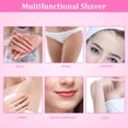 thumbnail image 3 of EXLEAF 2026 New Face Razors for Women,Eyebrow Razor for Trimming and Shaping,Multipurpose Exfoliating Women'S Facial Razors and Hair Shaper Remover Face Shavers Trimmer with Cover, 3 of 7