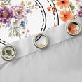 thumbnail image 4 of Feelyou Western Flower Floral Curtains Pack of 2 (42x84 Each), Bohemian Botanical Plant Curtains Blackout, Vintage Fashion Bedroom Curtains, Blackout Curtains Room Decor, 4 of 6
