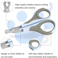 thumbnail image 4 of Hongchun 1 PC Cat Nail Clipper Trimmer - Pet Clippers Claw Trimmer Grooming Tool for Kitten Small Dog Bunny Rabbit Bird, Small Animals, Blue, 4 of 5