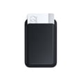 thumbnail image 2 of Satechi Magnetic Magsafe Wallet, Double Flap Stand Card Holder, 4 Slots with Front NFC Pass-Through, Adjustable Phone Attachment for iPhone 17/16/15/14/13/12, Travel Accessory, Black, 2 of 7