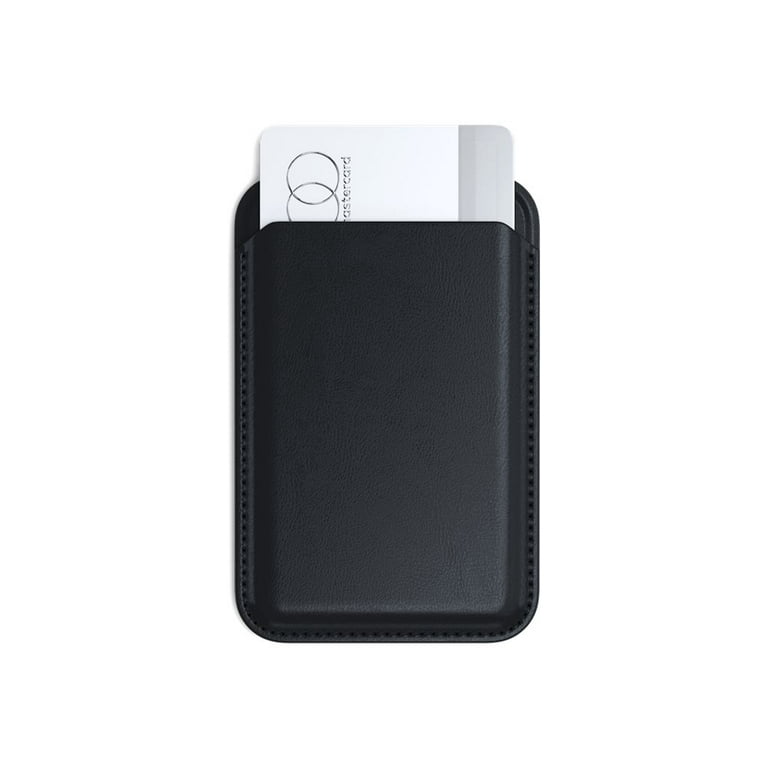 Satechi Vegan-Leather Slim Card Holder Magnetic Wallet Stand