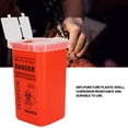 thumbnail image 3 of Disposable Sharps Container For  Blades,  Waste,  And Syringes, 1 Liter, For  Of Edged Tools, Including Residues, 3 of 8