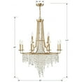 thumbnail image 6 of Crystorama Lighting - Gabrielle - 12 Light Chandelier-Antique Gold Finish, 6 of 7
