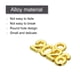 thumbnail image 3 of Encanto de Número de Año de Metal Uxcell, Encanto Dorado 2026 para Hacer Joyería DIY, Collares, Pulseras, Llaveros. Paquete de 30, 3 of 7