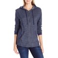 thumbnail image 2 of Hanes Womens French Terry Zip Hoodie, S, Navy Heather, 2 of 5