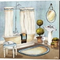 thumbnail image 3 of Great Art Now Master Bath by Elizabeth Medley 2 Piece Canvas Art Set Each 14"W x 14"H, 3 of 3