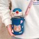 thumbnail image 2 of Sywqhk Taza de agua para niños de 620 ml con bolsa de silicona biberón de dibujos animados (azul) Sywqhk Alta Calidad, 2 of 6