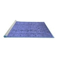 thumbnail image 2 of Ahgly Company Machine Washable Indoor Rectangle Oriental Blue Traditional Area Rugs, 3' x 5', 2 of 4