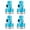 Blue, variant on Riousery 4pcs Strong Magnet RC Car Shell Column Post Fit for AXIAL SCX10 1/10 RC Car Model Replacement Parts, Black Aluminum Alloy Mount (3.15 inches / 8 cm) - Enhances Durability and Stability
