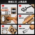 thumbnail image 5 of five-in-one multifunctional stainless steel cigar cutter with cigar drill and holder cigar needle V-cut,明黄色, 5 of 11