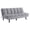 Gray, variant on Laredo Upholstered Tufted Convertible Sofa Bed Light Grey