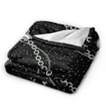 thumbnail image 2 of DouZhe Ultra-Soft Micro Fleece Lightweight Flannel Bed Blanket, Dark Fantasy Pentagram Moon Print Cozy Warm Throw Blankets, 80"x60", 2 of 7
