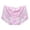 1Pink, variant on Xijirk Women Mid High Floral Lace Brief Panties Scalloped Waist & Thigh Outlines Full Sheer Mesh Body Soft Elastic Weave for Daily Inner Outfit Wear,6,M